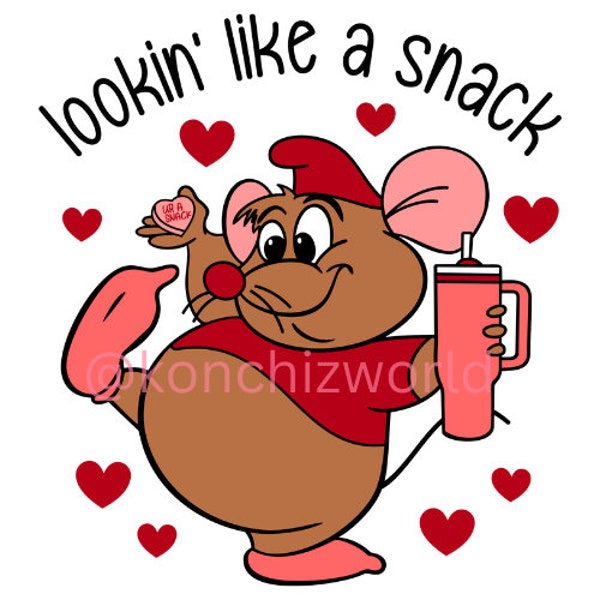 Looking Like A Snack Gus Gus Valentines Day SVG/PNG Files