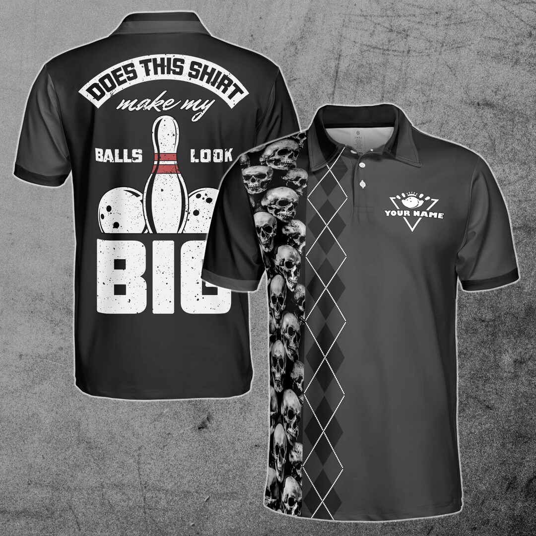 Customize Funny Bowling Saying Bowling Team Men's Polo Shirt S-5XL - Etsy