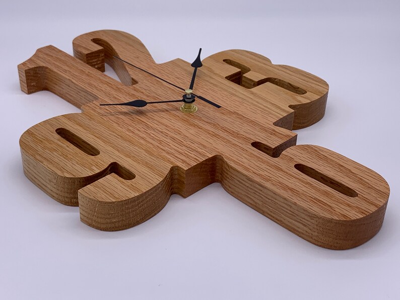 Key Shaped Hanger / Wall Clock one Piece Woodworking CNC File Formats