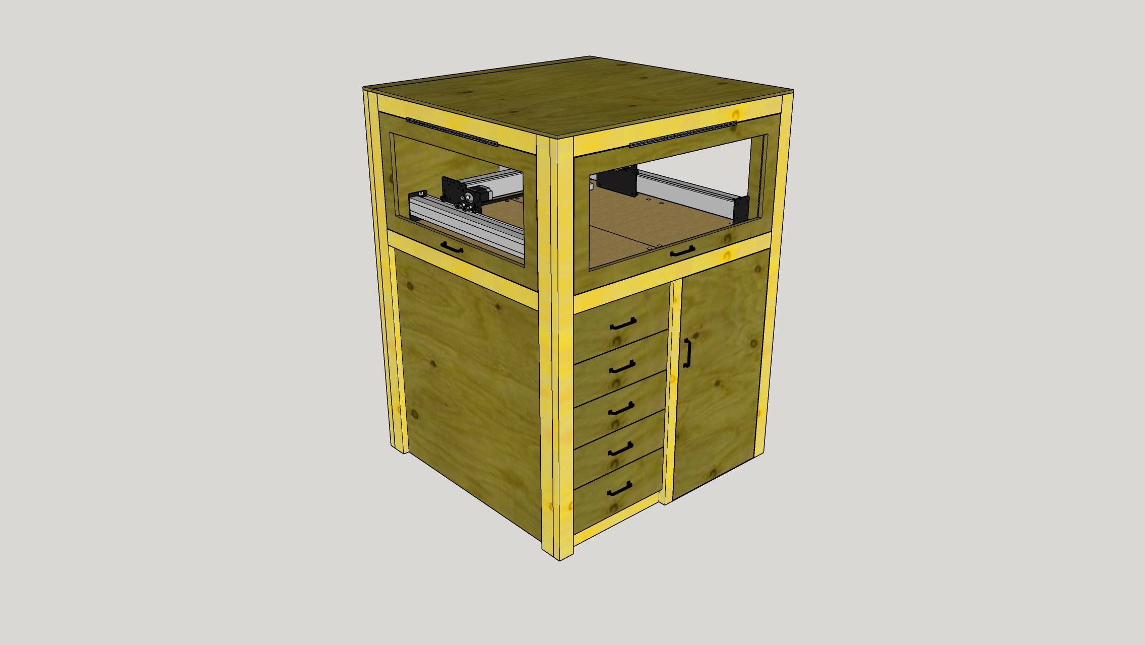 CNC Enclosure Build Plan: Shapeoko, Onefinity, X-carve (metric