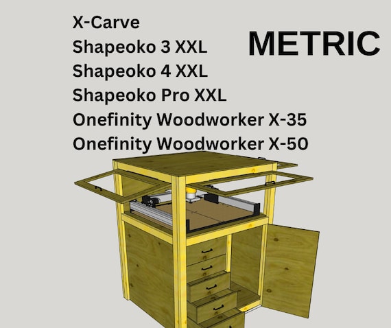 CNC Enclosure Build Plan: Shapeoko, Onefinity, X-carve (metric