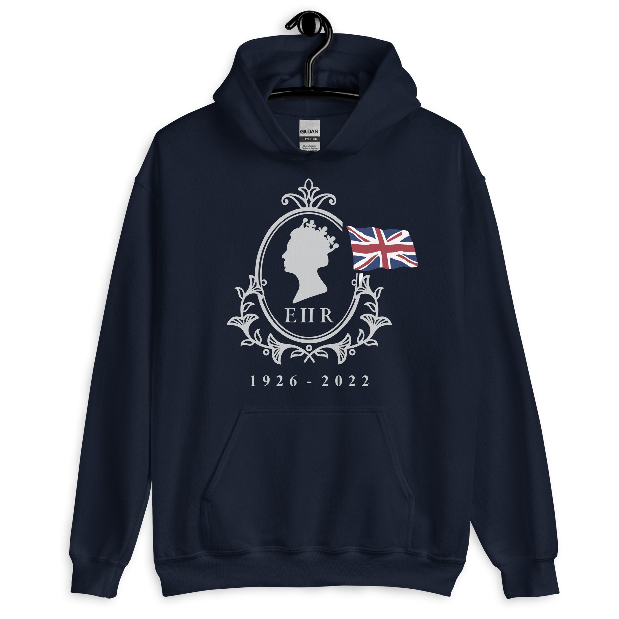 Discover Queen Elizabeth 1926-2022 RIP Hoodie Her Majesty Memorial Royal Hoody Sweatshirt Hoody Gift
