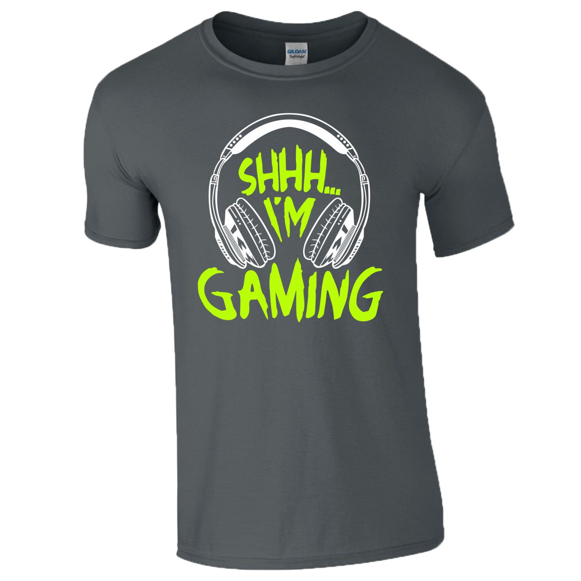 Discover Gamer T Shirt Shhh... I'm Gaming Funny Slogan Among US Game Festival Birthday Christmas Party Men Top Gift