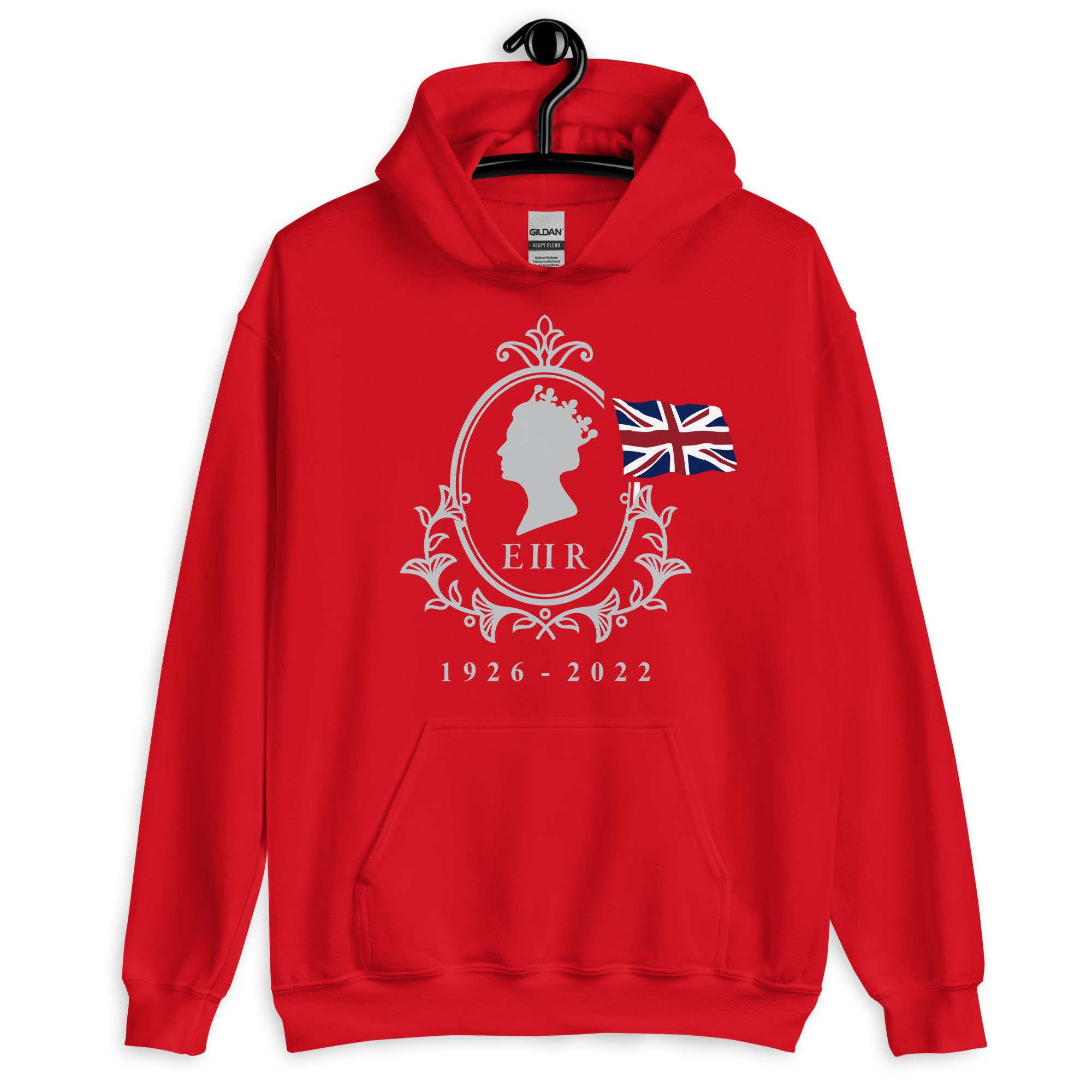 Discover Queen Elizabeth 1926-2022 RIP Hoodie Her Majesty Memorial Royal Hoody Sweatshirt Hoody Gift