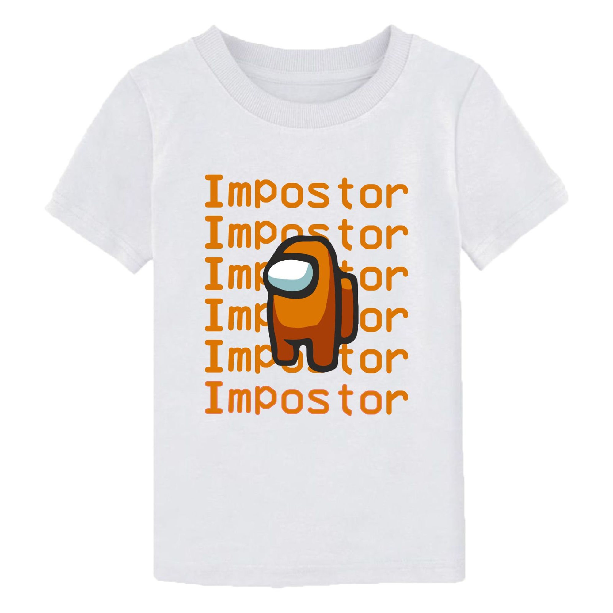 Discover Impostor Gaming T Shirt Among Us Gamer Birthday Christmas Party Boys Girls Kids Top Gift