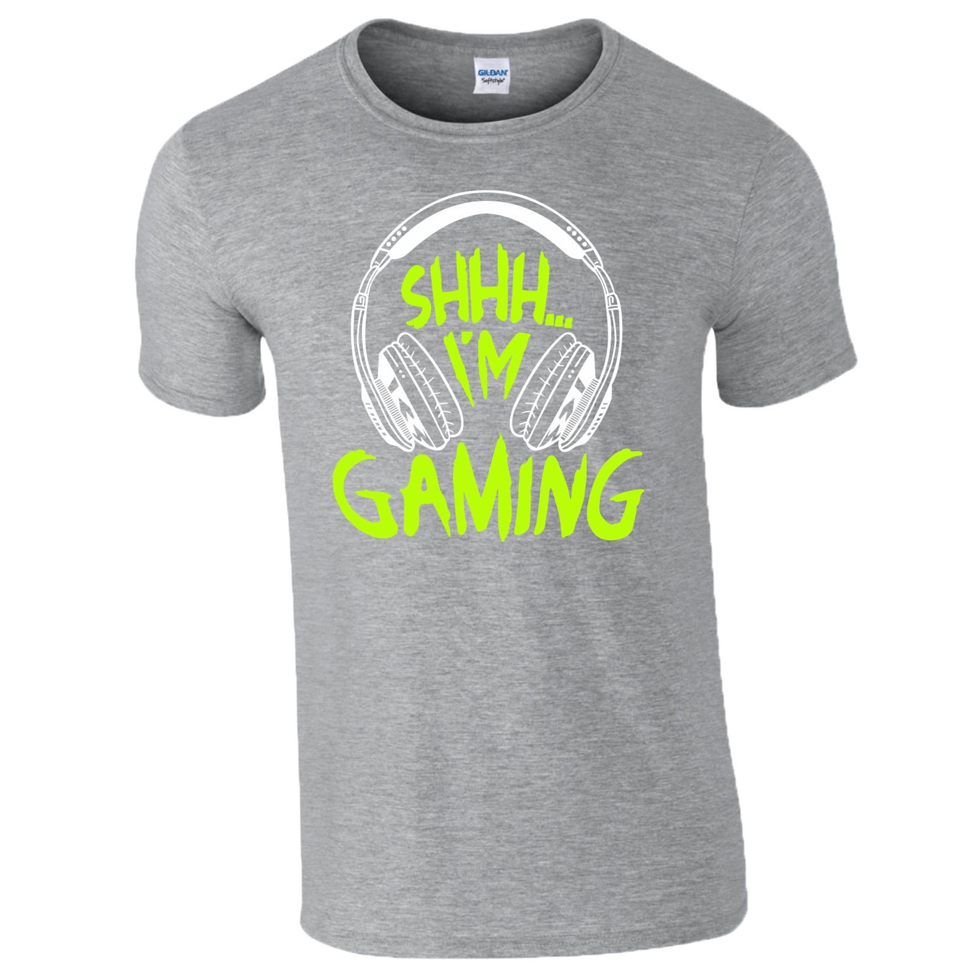 Discover Gamer T Shirt Shhh... I'm Gaming Funny Slogan Among US Game Festival Birthday Christmas Party Men Top Gift