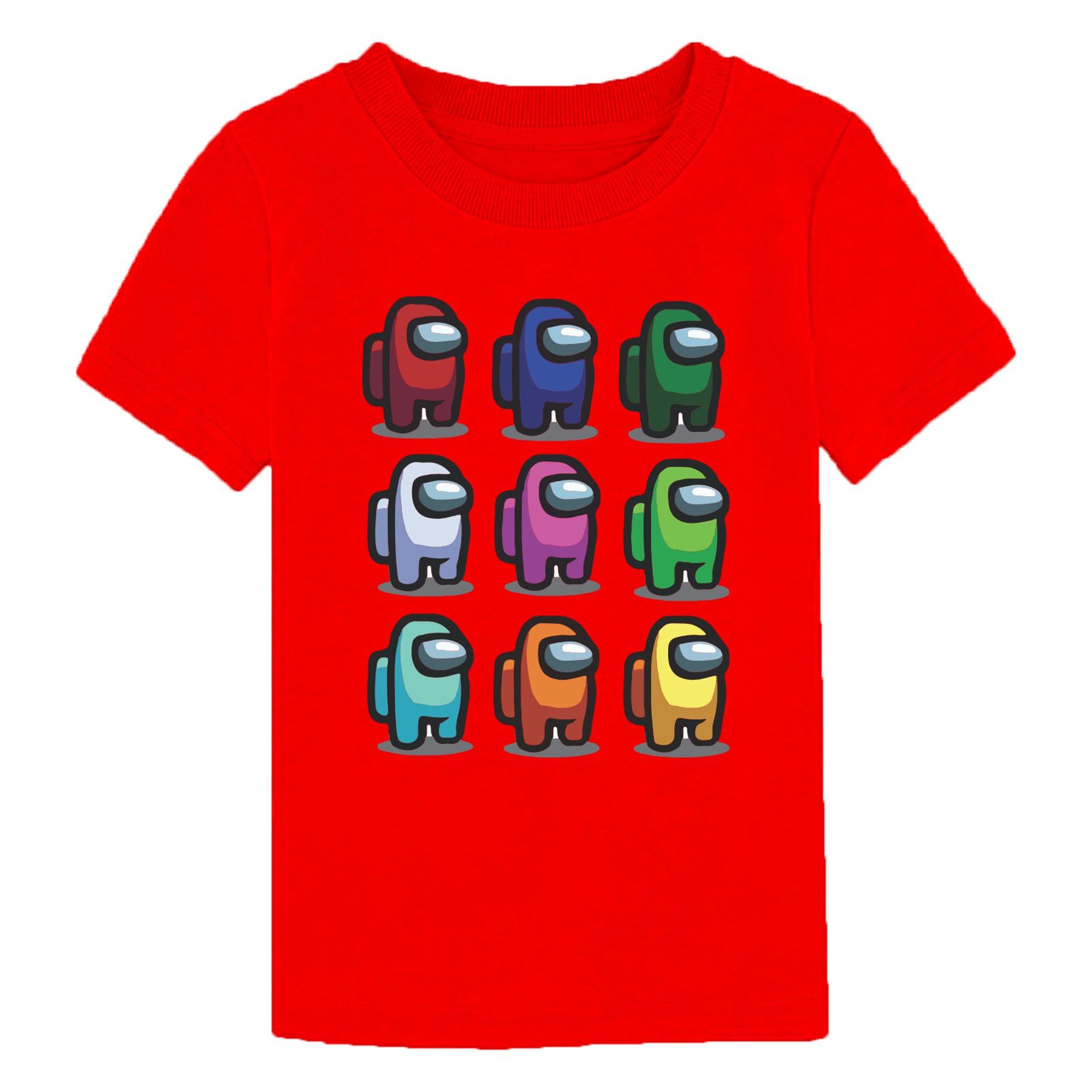 Discover Crewmate Gaming T Shirt Among Us Gamer Birthday Christmas Party Boys Girls Kids Top Gift