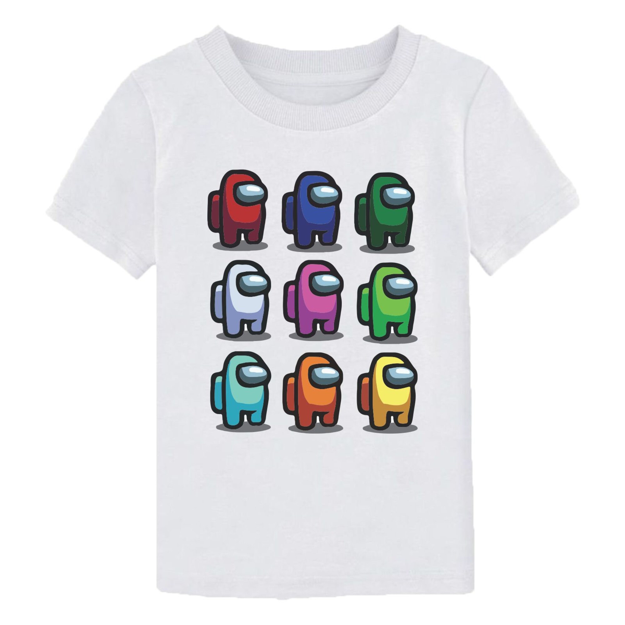 Discover Crewmate Gaming T Shirt Among Us Gamer Birthday Christmas Party Boys Girls Kids Top Gift