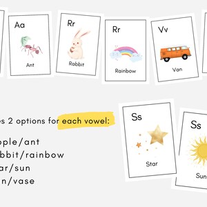 Colorful ABC Cards Printable Homeschool Printables Preschool | Etsy
