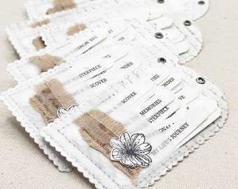 Inspiring Quote Tags - Paper Die Cut