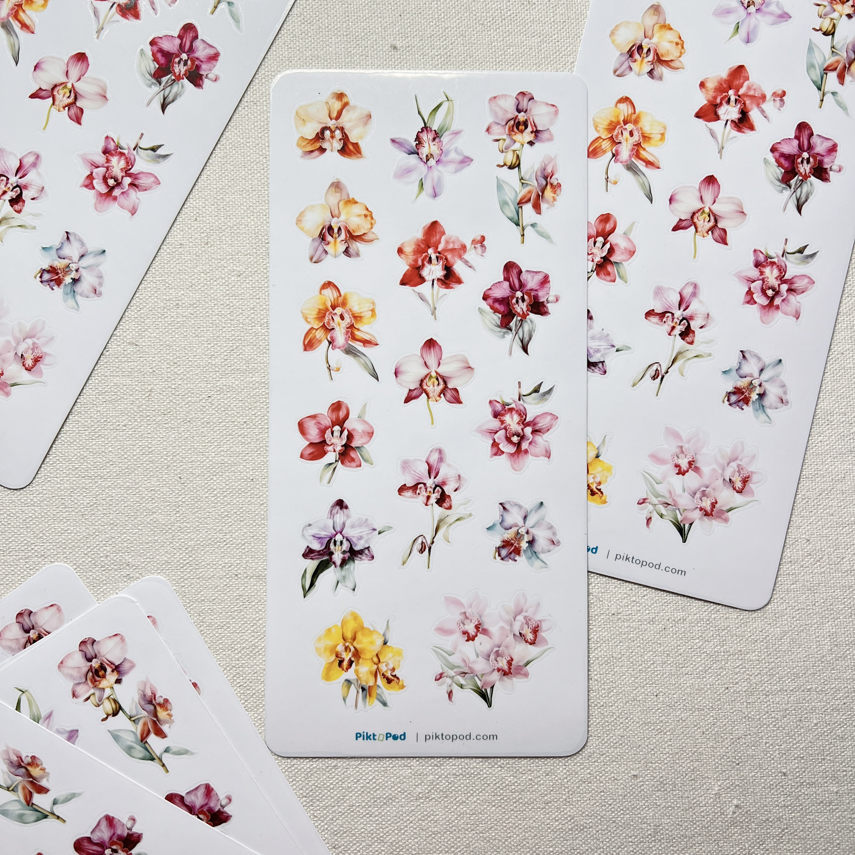 Orchid - Glossy Clear Stickers