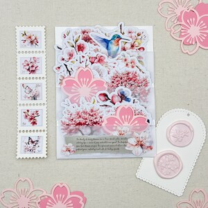 Cherry Blossoms Bundle | Stickers, Diecuts & Wax Seals