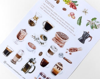 Coffee Sticker Sheet