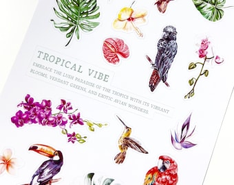 Tropical Vibe Stickers