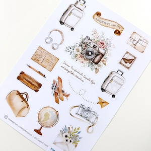 Adventure Awaits Travel Stickers
