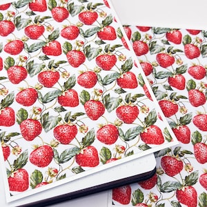 NEW! Strawberries Pattern Full Sheet Stickers, 5x7