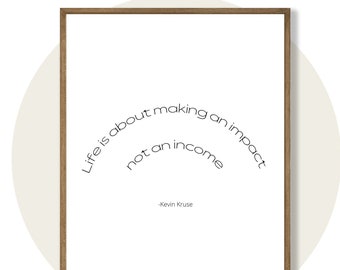 Inspirational Printable Wall Art Quote