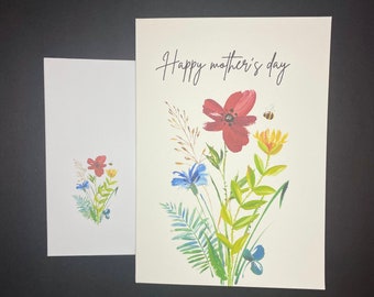 Mixed Flower Bouquet Mother’s Day Cards 6 Pack