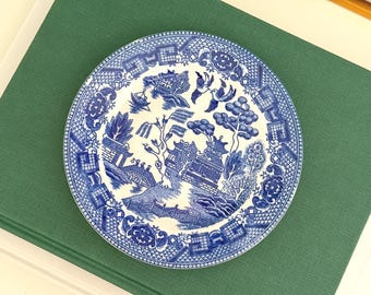 Vintage Small Blue Willow Bread Plate // Made in Japan // Grandmillennial // Chinoiserie