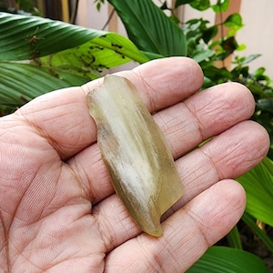 Libyan Desert Glass Tektite: Natural Crystal Healing Stone, 16.5GR
