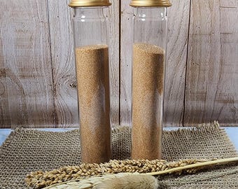 ギザのピラミッドの砂のサンプル：本物のサハラ砂漠の砂、エジプト