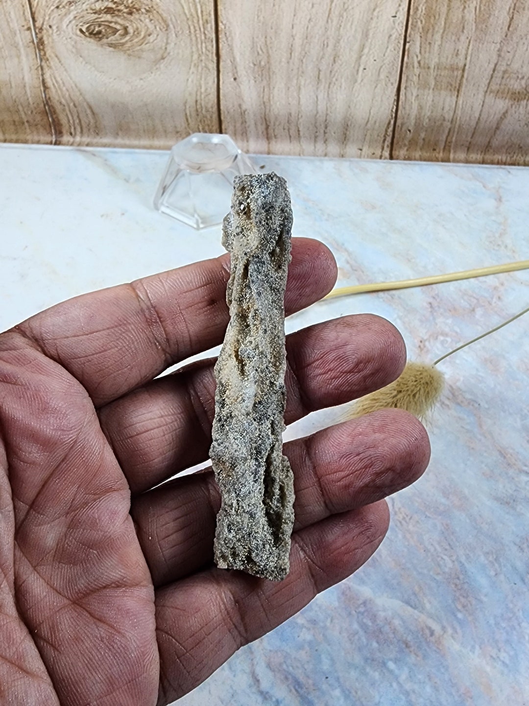 Sahara Desert Fulgurite: Lightning Fused Glass Tube (6.5GR) - Etsy