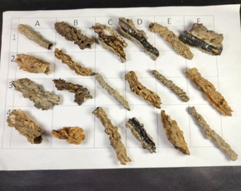 Fulgurite Lightning Glass .buy 2 get 1 free of FLUGURITE . Lightning Strikes Sand . Hollow Glass Tube . Sahara Lightning . Fulgurite Grade A