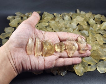 Tectita de vidrio del desierto libio: cristal del Sahara, piedra de meteorito de Egipto (1-11 g)