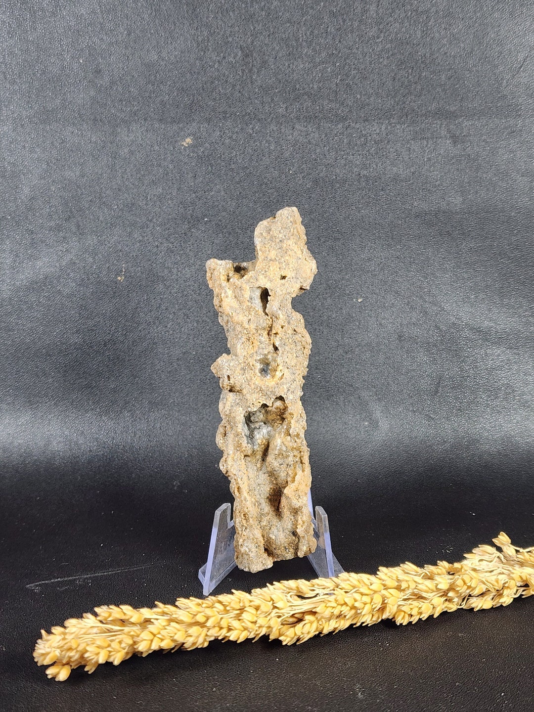 Fulgurite Lightning Glass . FULGURITE Stone, Lightning Strikes Sand