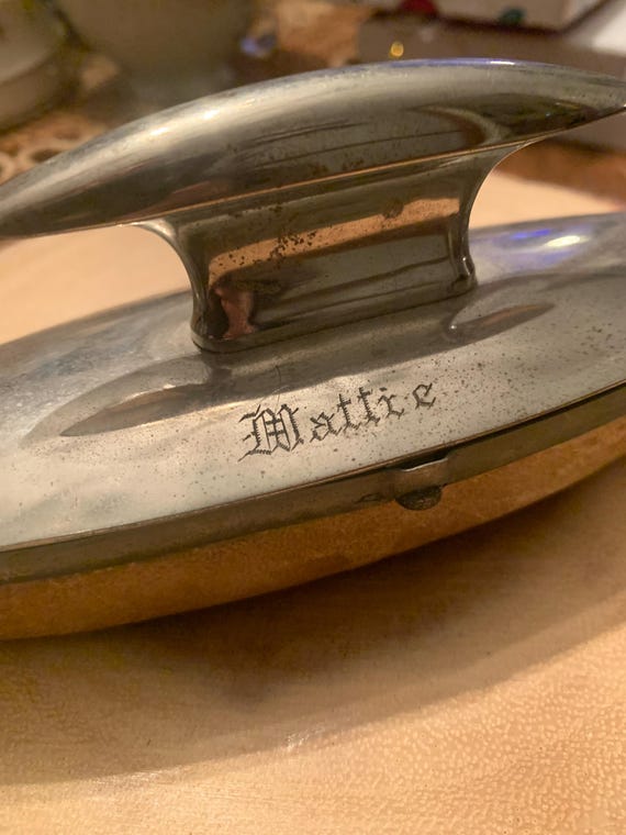 1909 Allwon nail buffer with compartments Edwardi… - image 3