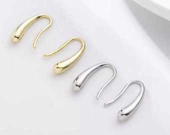 Water Drop 925 Sterling Silver Earrings, Cute and Dainty Earrings for Daily, Hypoallergenic, Minimalist, Gift, Everyday earrings