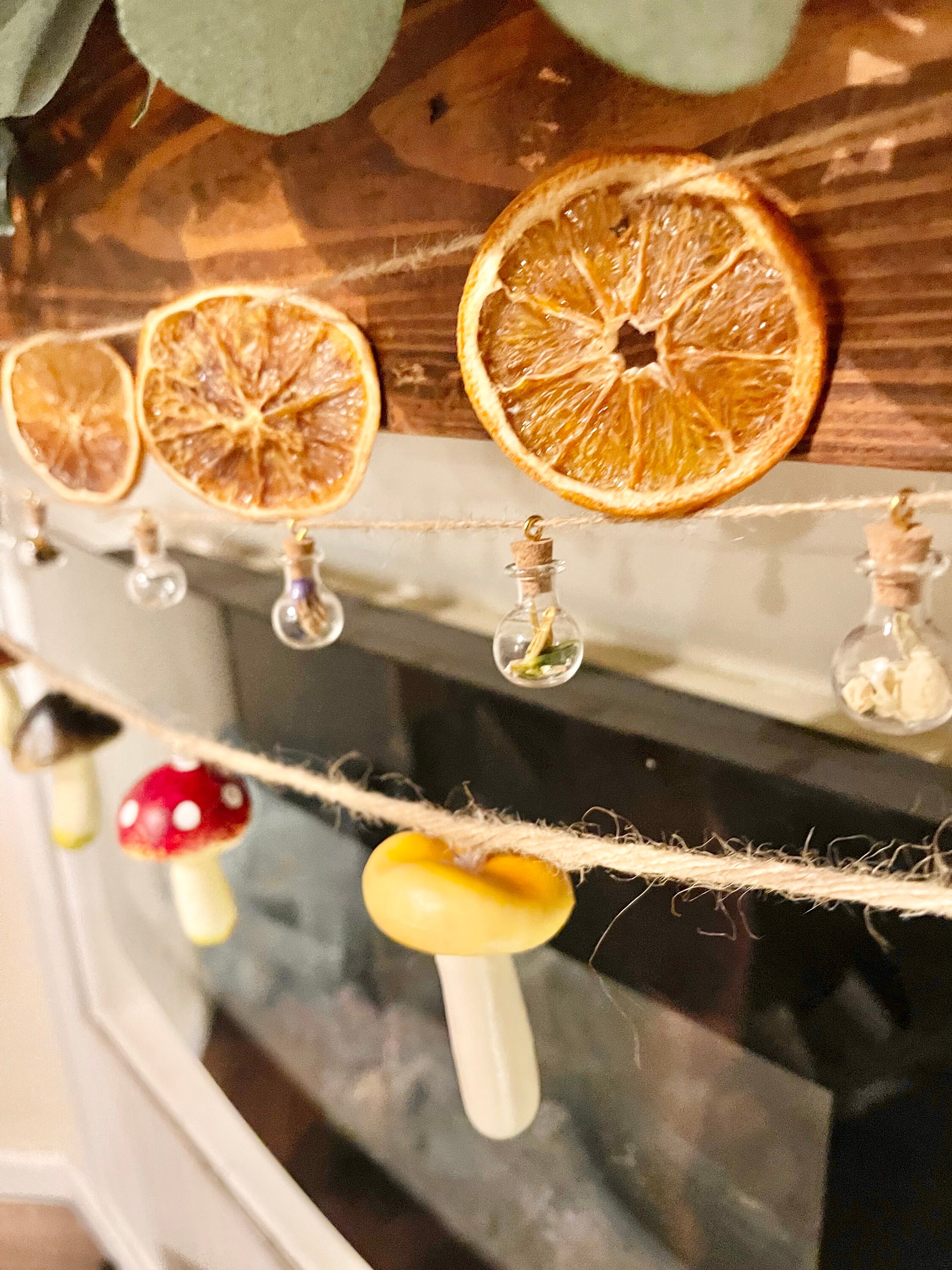 Orange Garland Dehydrated Orange Slices Garland Etsy