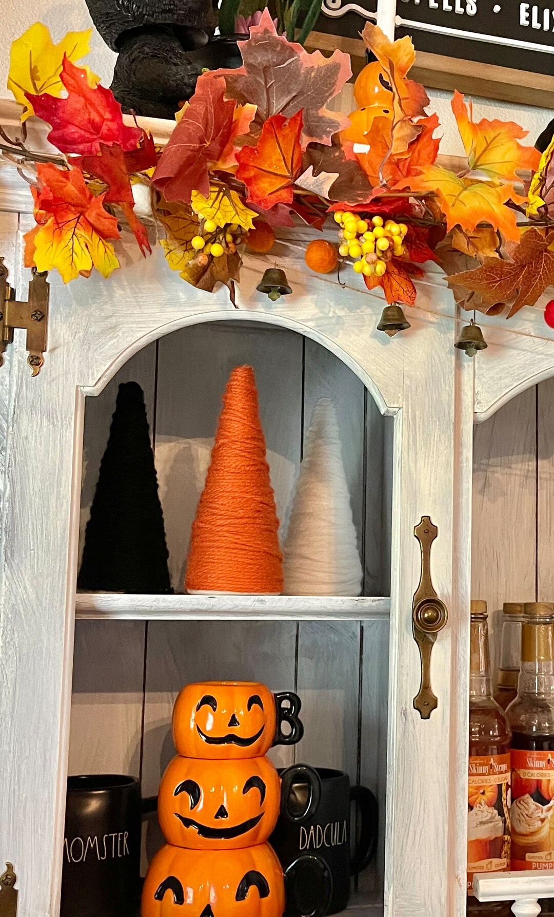 Halloween Tree, Set of 3, Halloween Decor, Table Top Decor Etsy