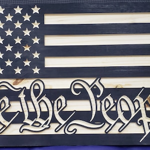 We The People Flag Design, SVG DXF AI , Digital File Only