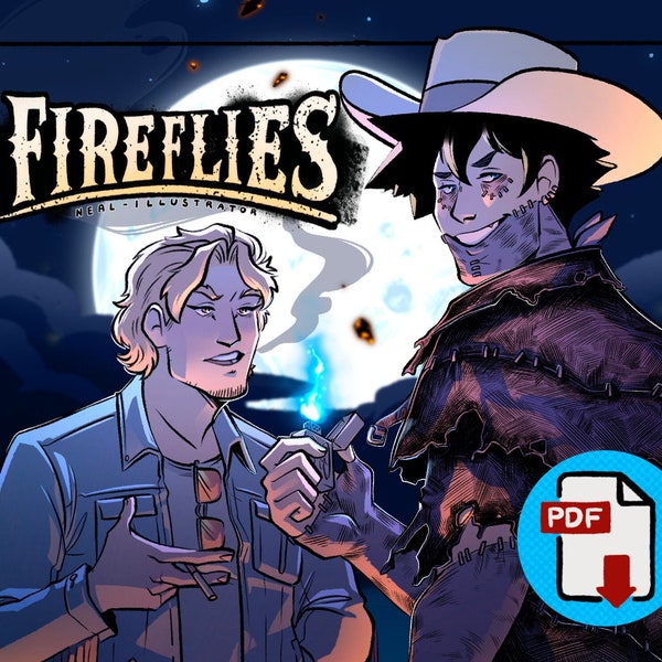 Digital Copy- Fireflies Zine- Dabi and Hawks