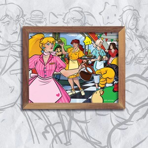 Princess Diner 11x14 print