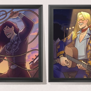 Erasermic in Rodeo Radio- Aizawa and Present Mic Print