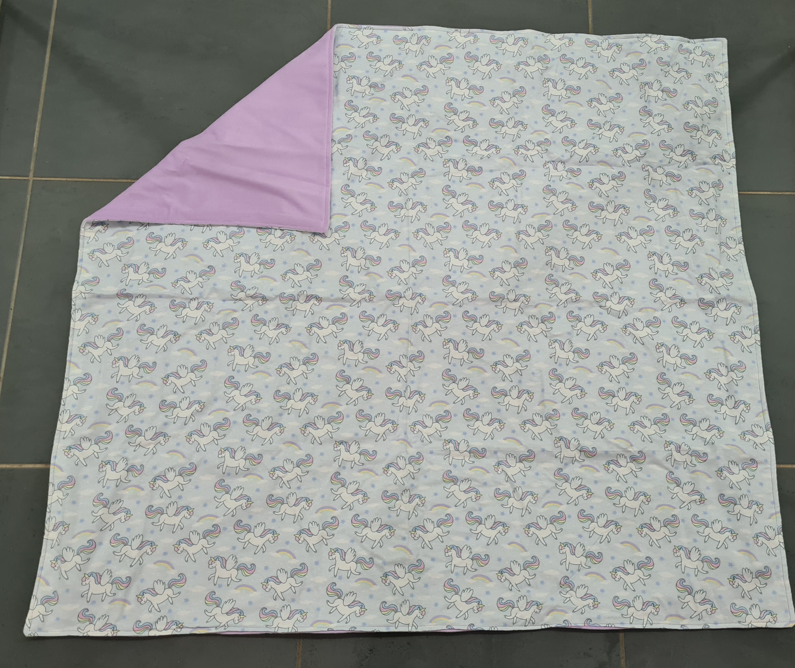 How To Sew A DoubleSided Baby Blanket The Easiest DIY Baby Blanket