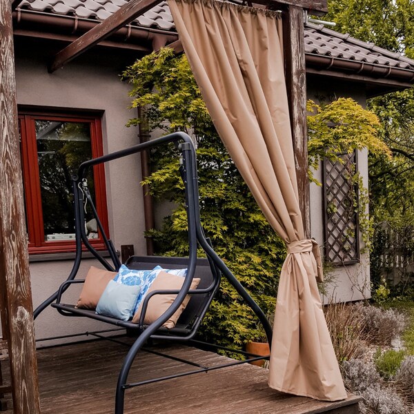 Rideaux d'extérieur imperméables, Rideau d'extérieur, Rideau d'extérieur sur mesure, Rideaux pour terrasse ou balcon, Rideau de terrasse extérieur