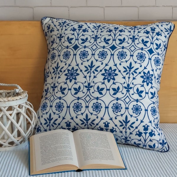 Pillow with oriental patterns, oriental pillow, 100% cotton OEKO TEX