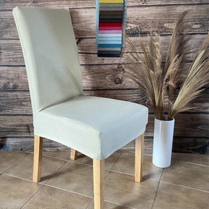 Handmade custom chair cover, Parson chair slipcover, Upholstery fabric chair cover, new chair cover, Dining chair slipcover