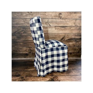 Custom dining chair slipcover, cover, Farmhouse style parson chair slipcover,  Dining chair slipcover,  chair covers for dining chairs