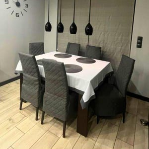 Dining room chair covers, Parsons chair slipcover, Multi-colors chair covers, custom made chair slipcover