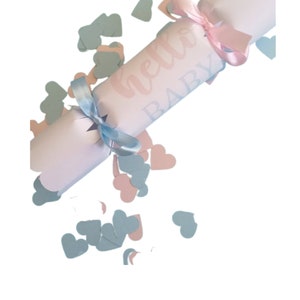 Gender Reveal Bon Bon filled or flat packed - Gender Reveal Idea