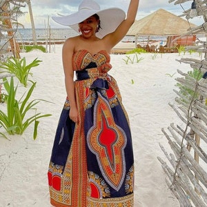 Ankara Infinity Dress