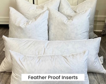 Pesky Down Feather Pillow And or Cushion Protectors zipper Enclosures Etsy