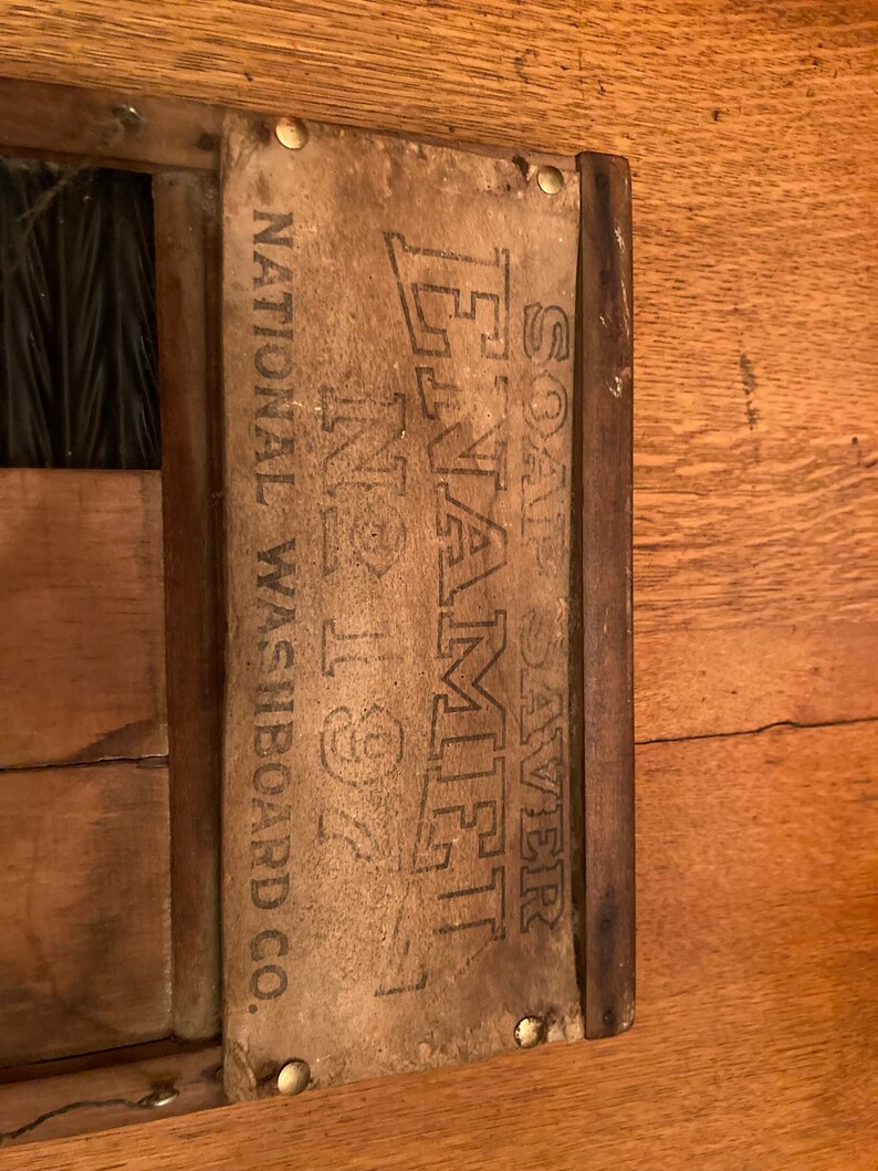 National Washboard No 197 Soap Saver Blue Enamel Coated Washboard Etsy