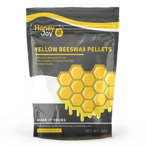 Beeswax Pellets Yellow Food & Cosmetic Grade