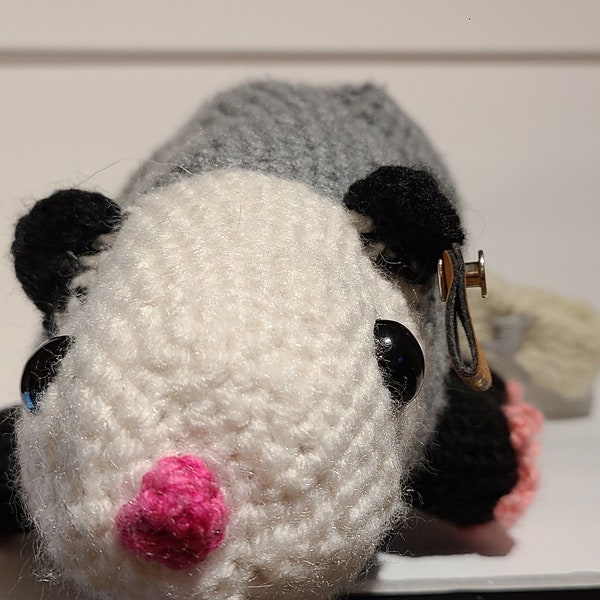 Crochet Opossum Bag Holder Etsy