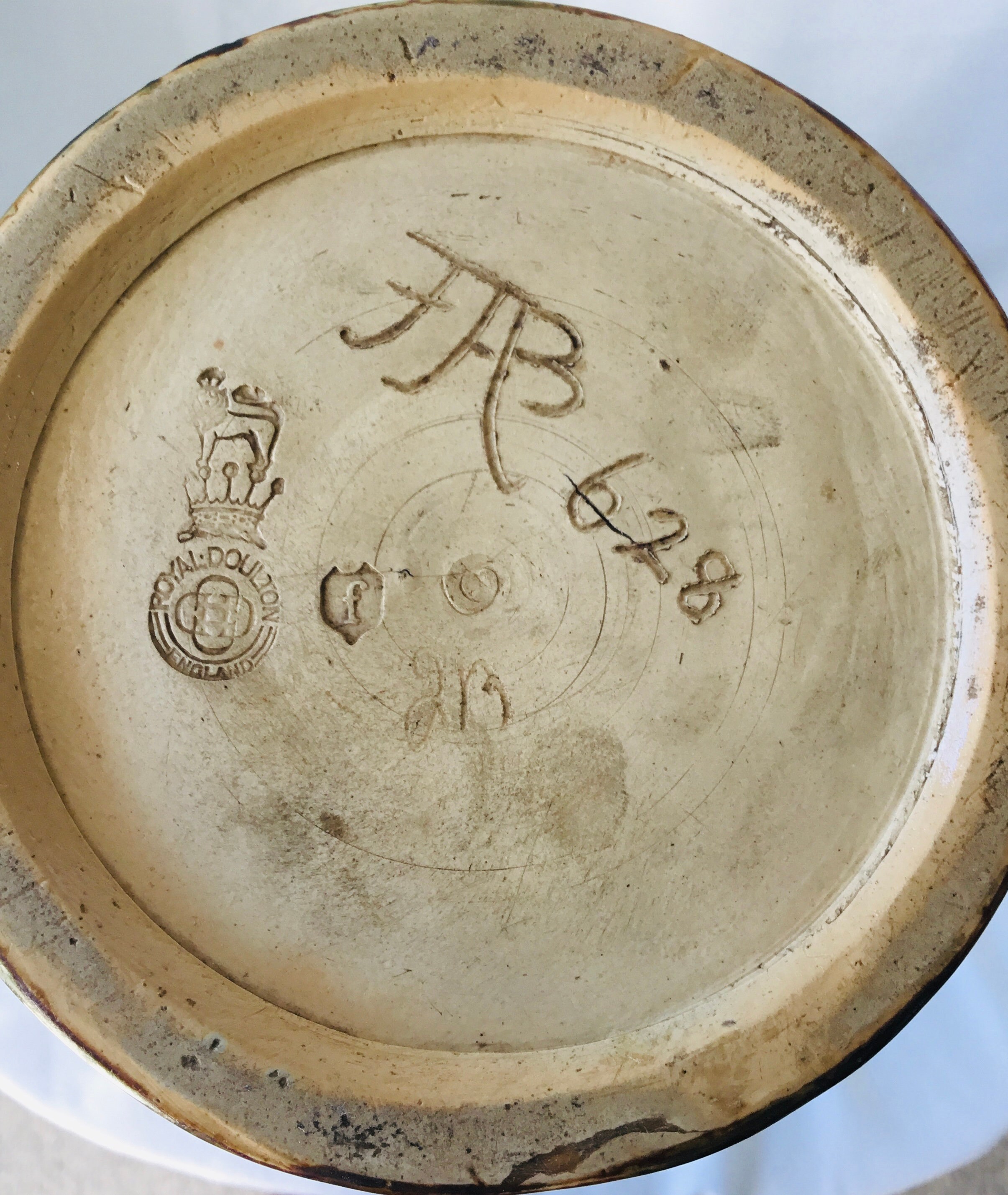 Royal Doulton Lambeth Art Nouveau Vase Signed Frank Butler Etsy Australia